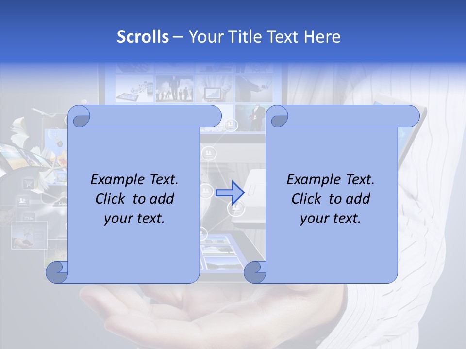 Mobile Business Computer PowerPoint Template