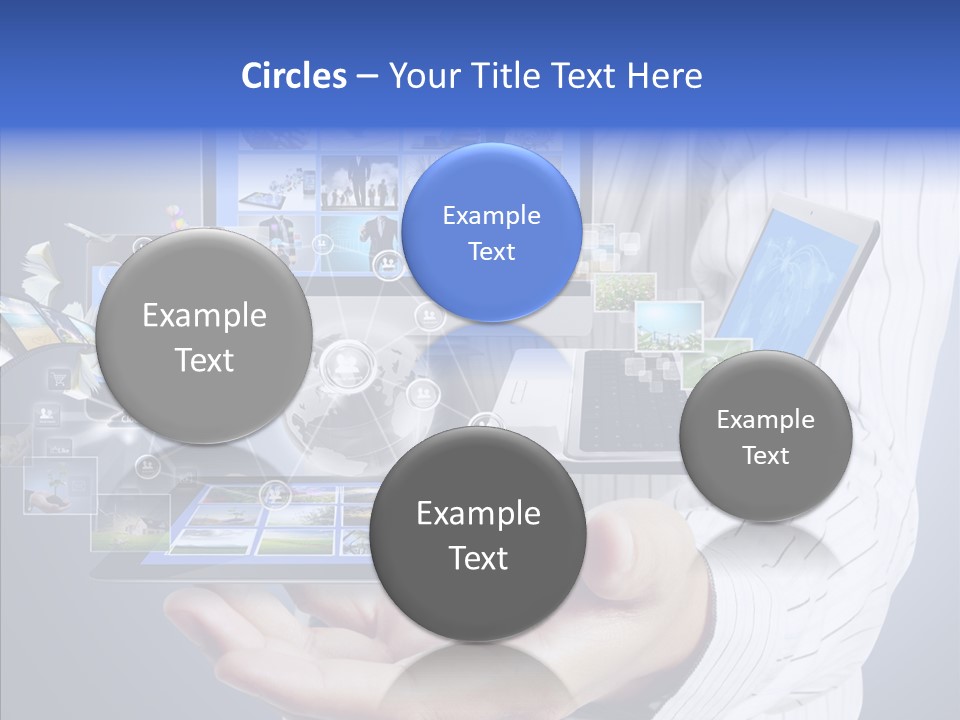 Mobile Business Computer PowerPoint Template