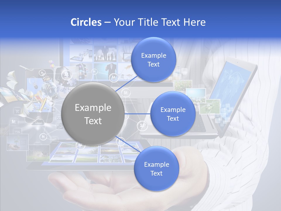 Mobile Business Computer PowerPoint Template