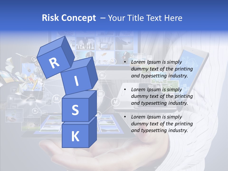 Mobile Business Computer PowerPoint Template
