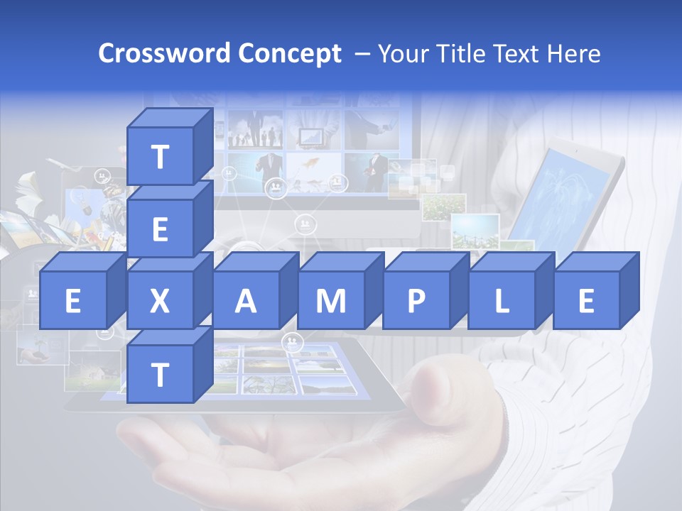 Mobile Business Computer PowerPoint Template