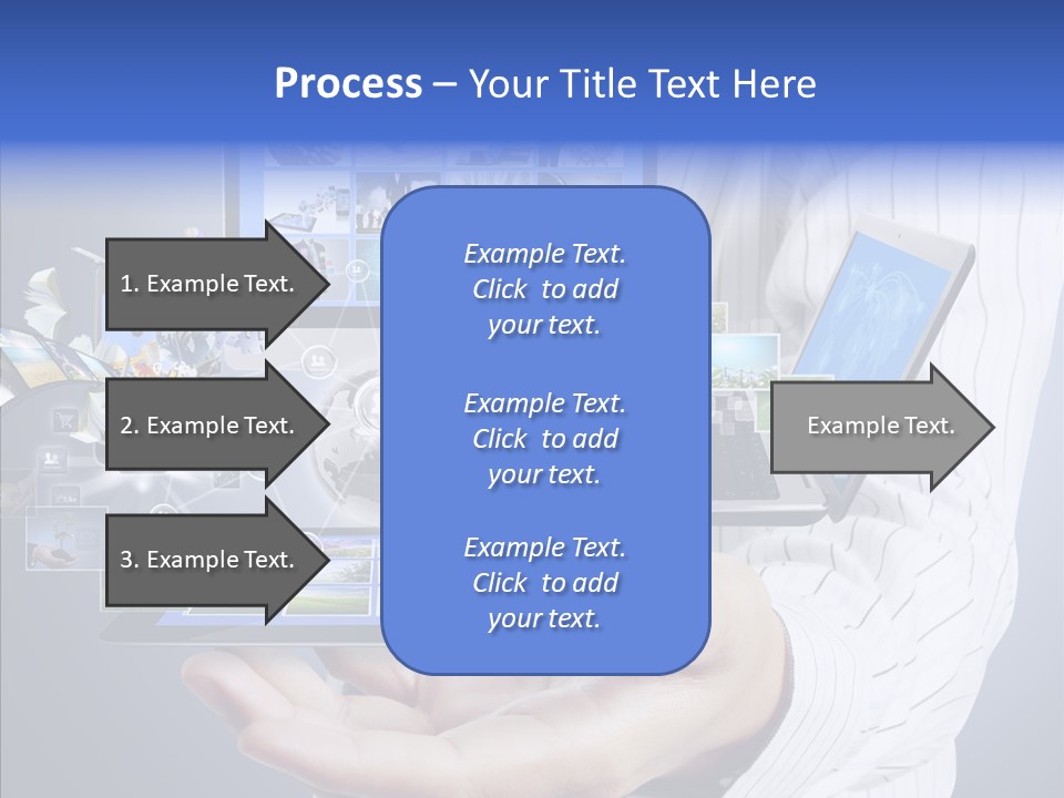 Mobile Business Computer PowerPoint Template