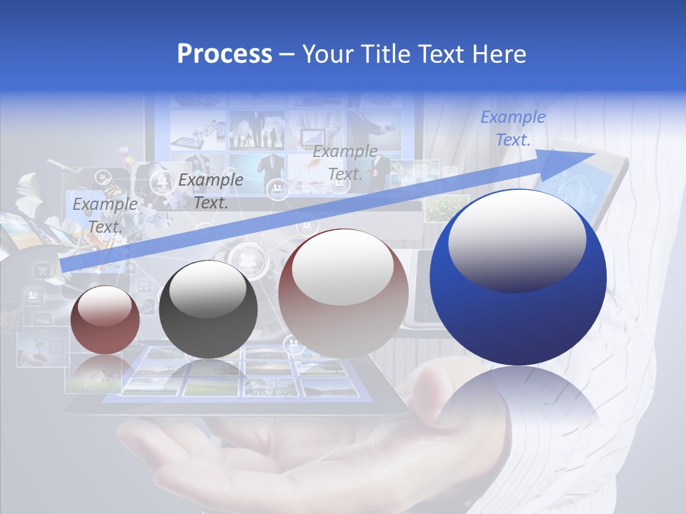 Mobile Business Computer PowerPoint Template