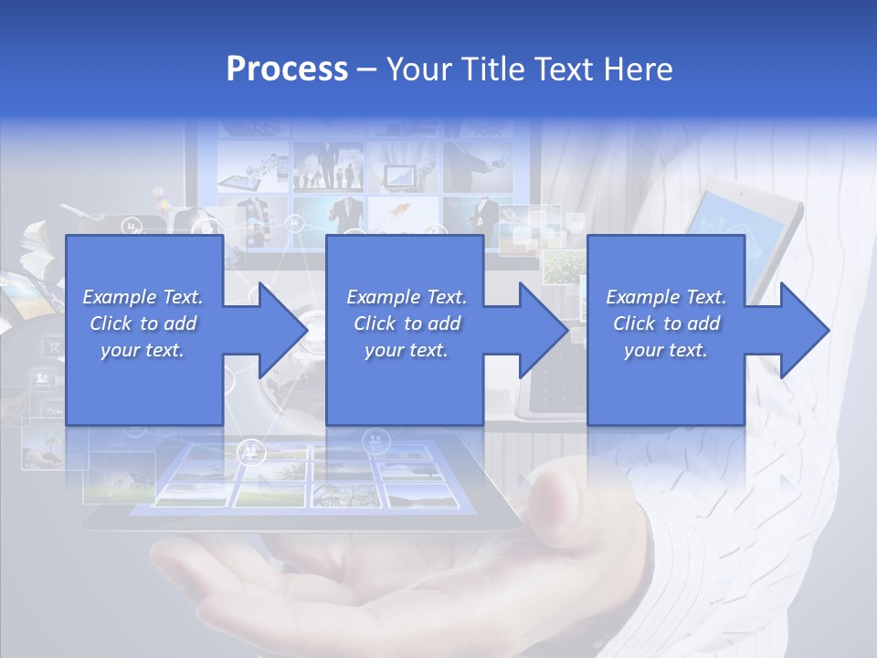 Mobile Business Computer PowerPoint Template