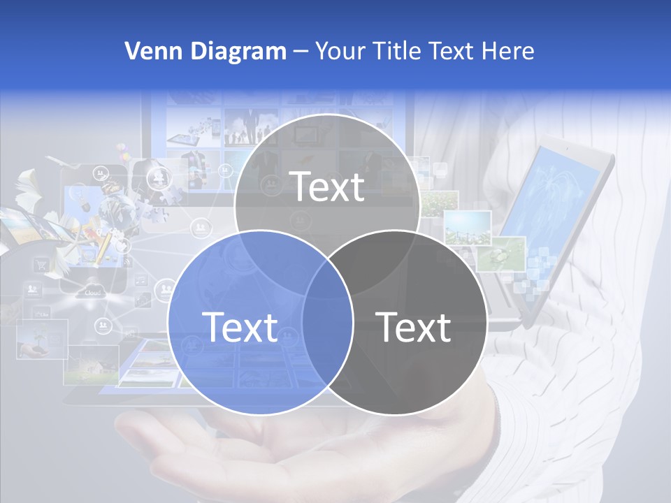 Mobile Business Computer PowerPoint Template