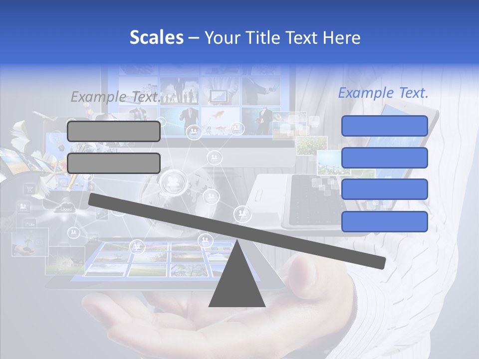 Mobile Business Computer PowerPoint Template
