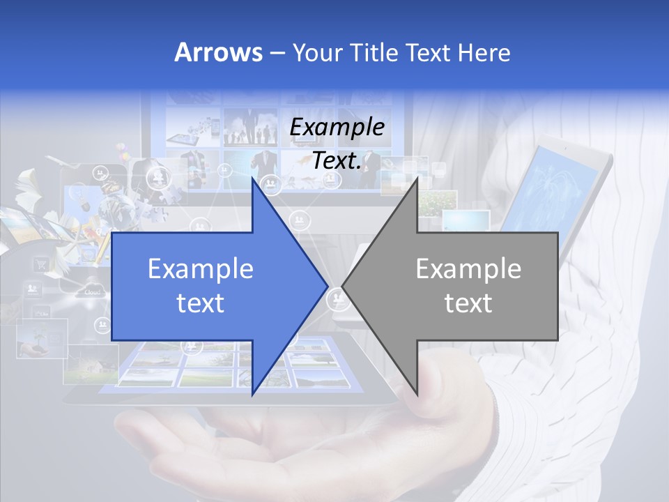 Mobile Business Computer PowerPoint Template