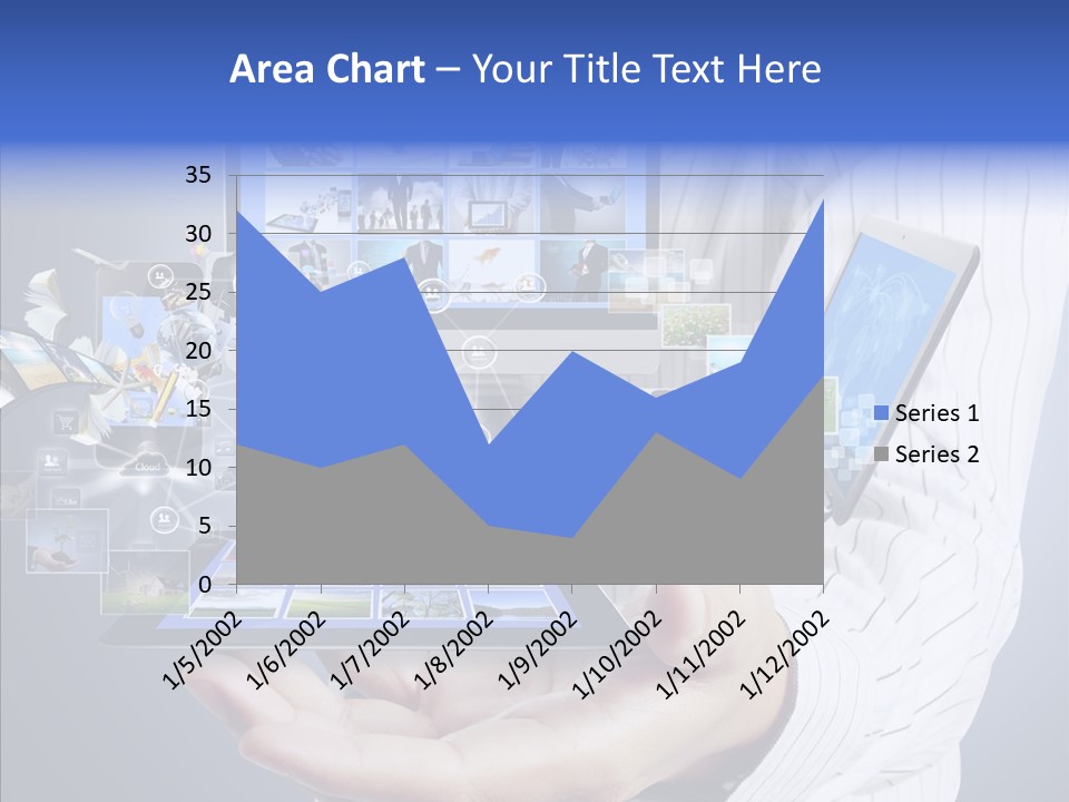 Mobile Business Computer PowerPoint Template