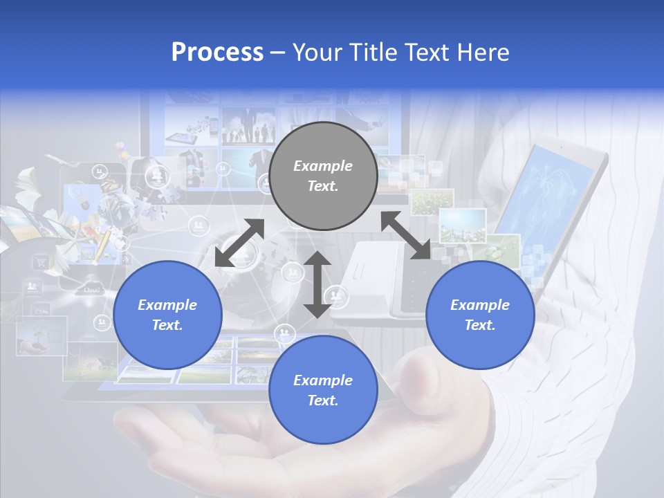 Mobile Business Computer PowerPoint Template