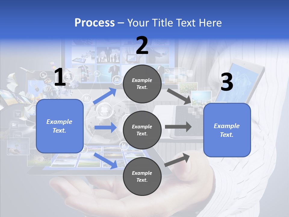 Mobile Business Computer PowerPoint Template