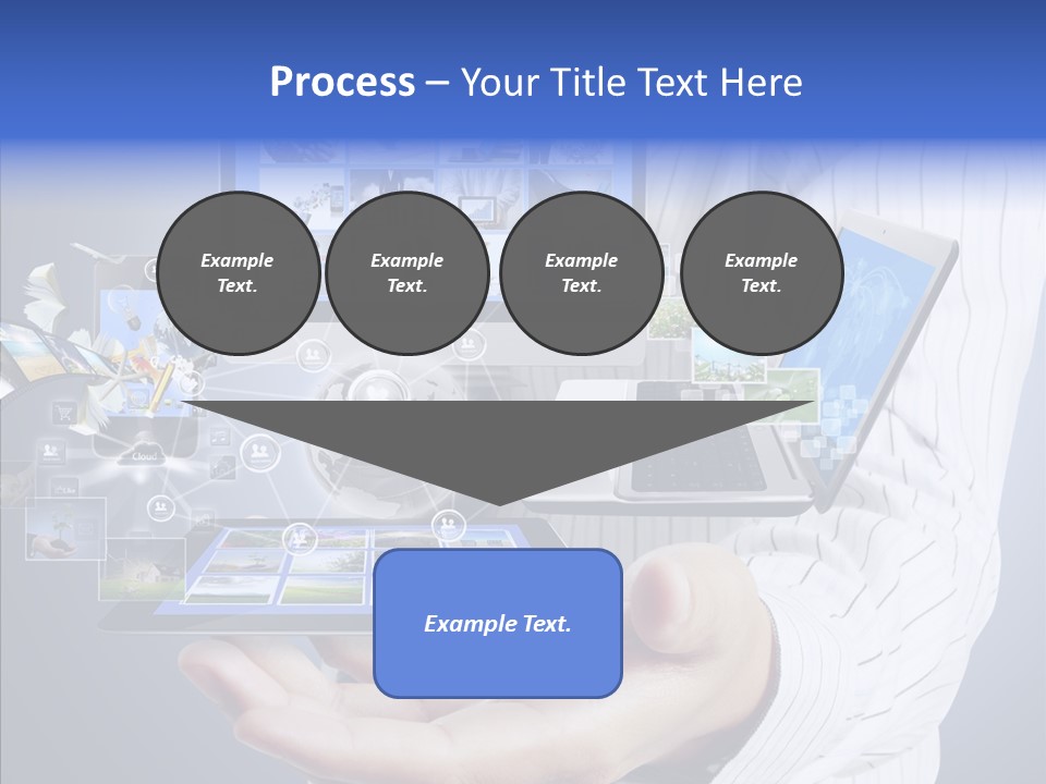 Mobile Business Computer PowerPoint Template
