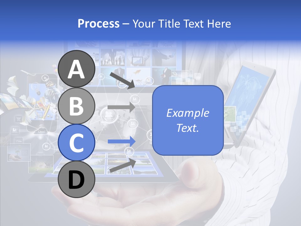Mobile Business Computer PowerPoint Template