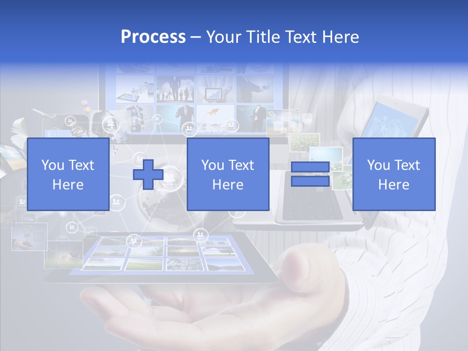 Mobile Business Computer PowerPoint Template