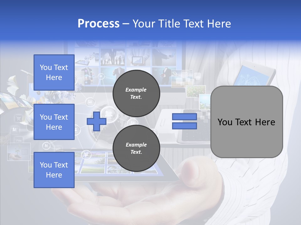 Mobile Business Computer PowerPoint Template