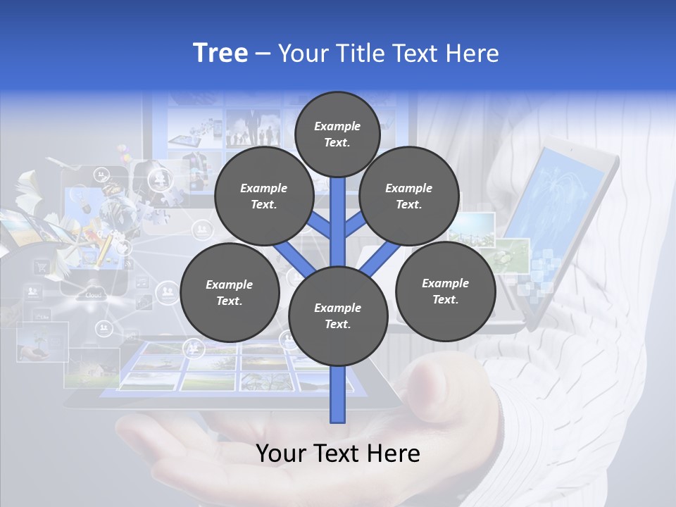 Mobile Business Computer PowerPoint Template