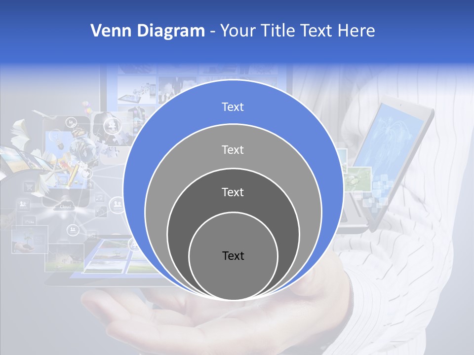 Mobile Business Computer PowerPoint Template