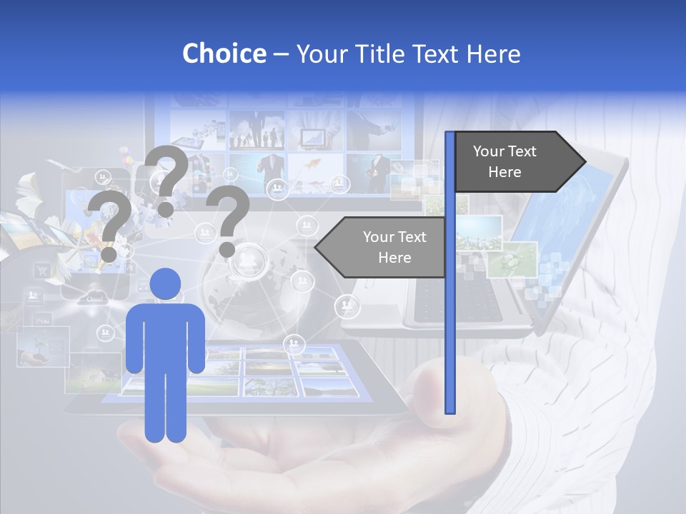 Mobile Business Computer PowerPoint Template