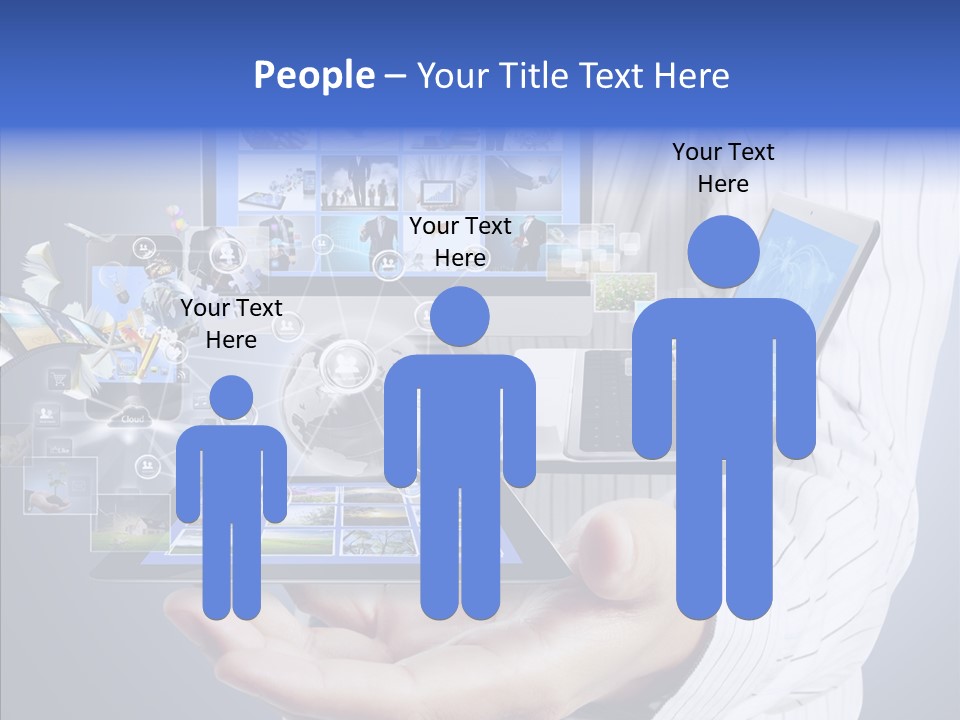 Mobile Business Computer PowerPoint Template
