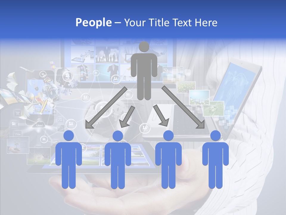 Mobile Business Computer PowerPoint Template