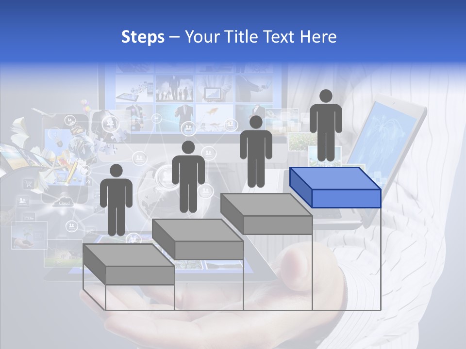 Mobile Business Computer PowerPoint Template
