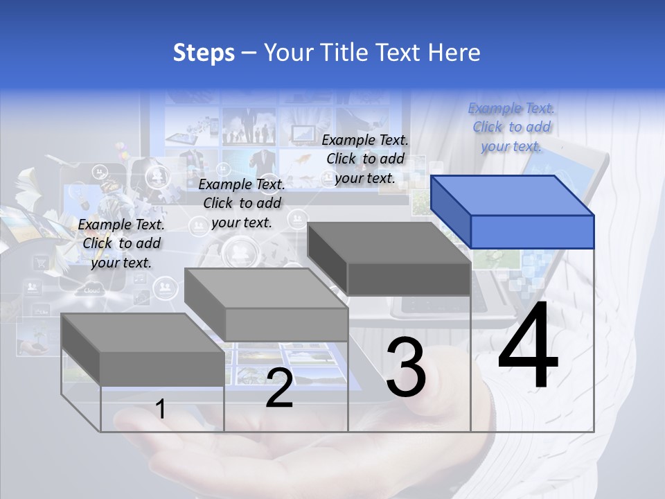 Mobile Business Computer PowerPoint Template