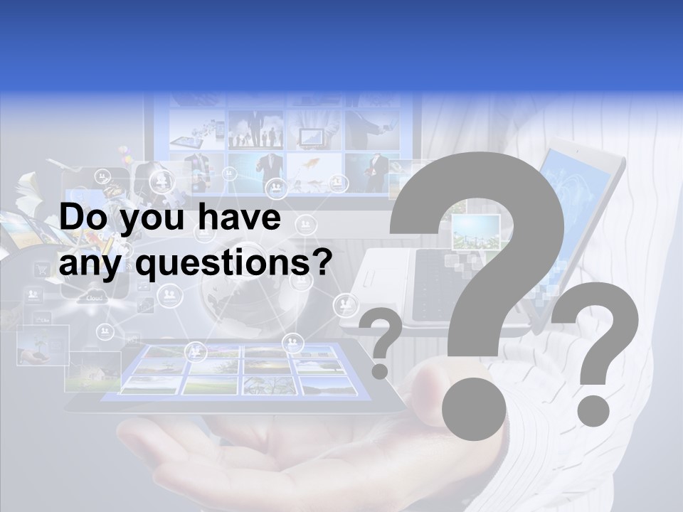 Mobile Business Computer PowerPoint Template