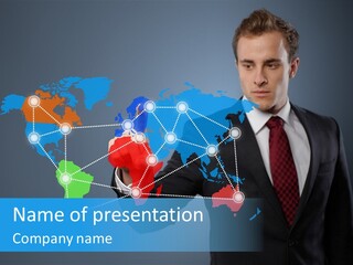 Concept Touch Technology PowerPoint Template