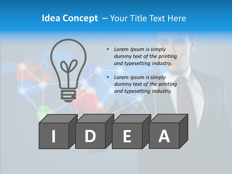 Concept Touch Technology PowerPoint Template