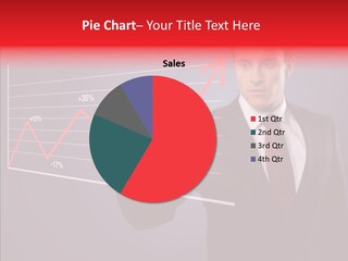 Crisis Businessman Profit PowerPoint Template