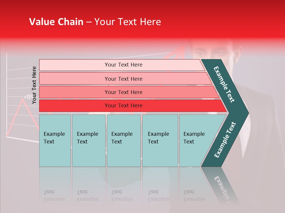 Crisis Businessman Profit PowerPoint Template