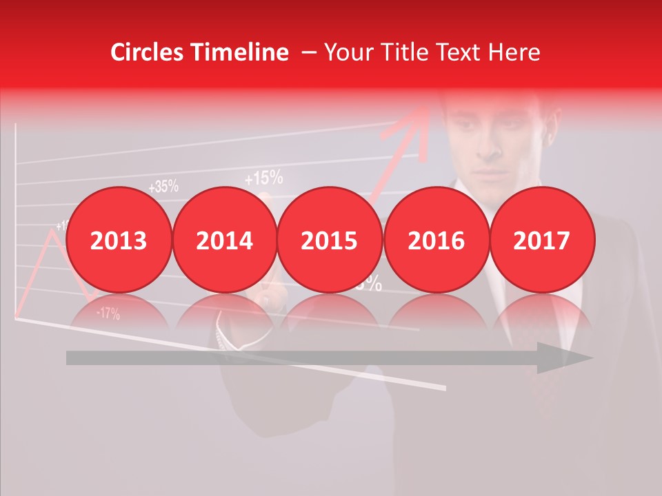 Crisis Businessman Profit PowerPoint Template