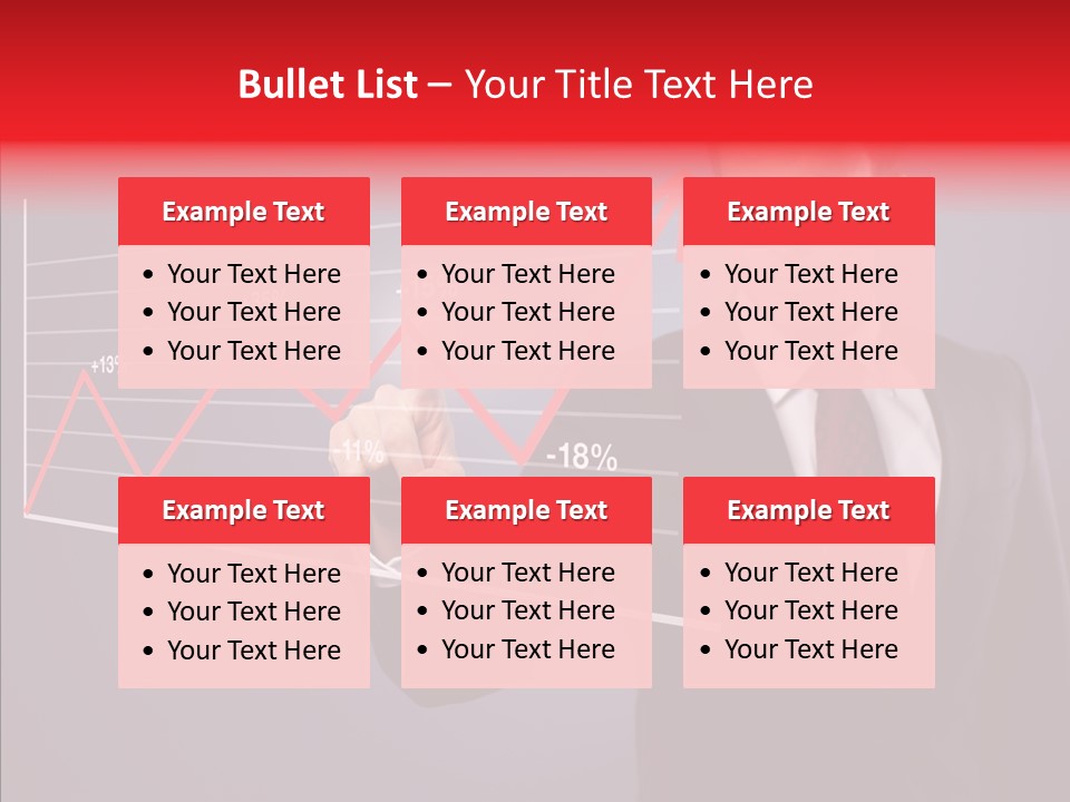 Crisis Businessman Profit PowerPoint Template
