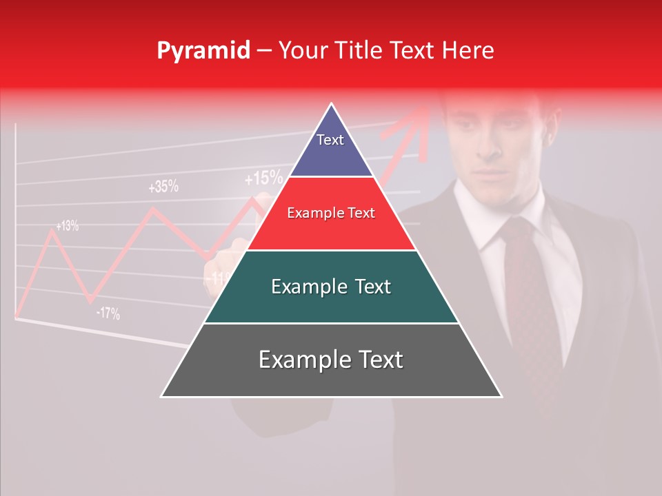 Crisis Businessman Profit PowerPoint Template
