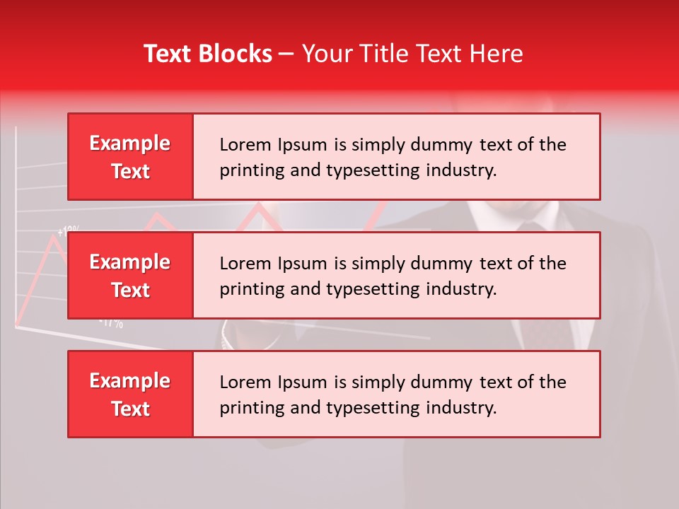 Crisis Businessman Profit PowerPoint Template