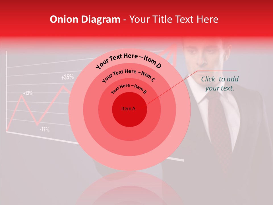 Crisis Businessman Profit PowerPoint Template