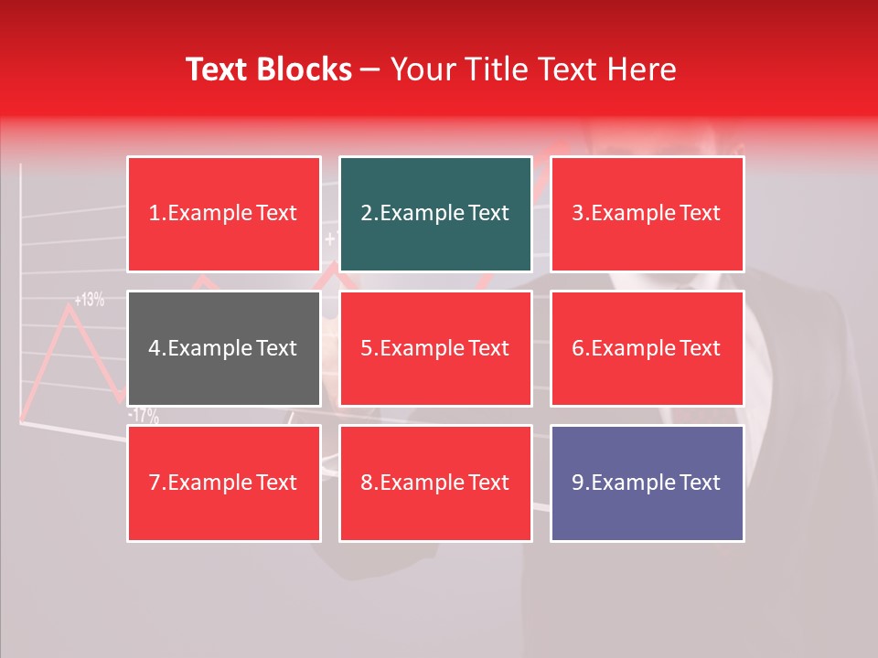 Crisis Businessman Profit PowerPoint Template