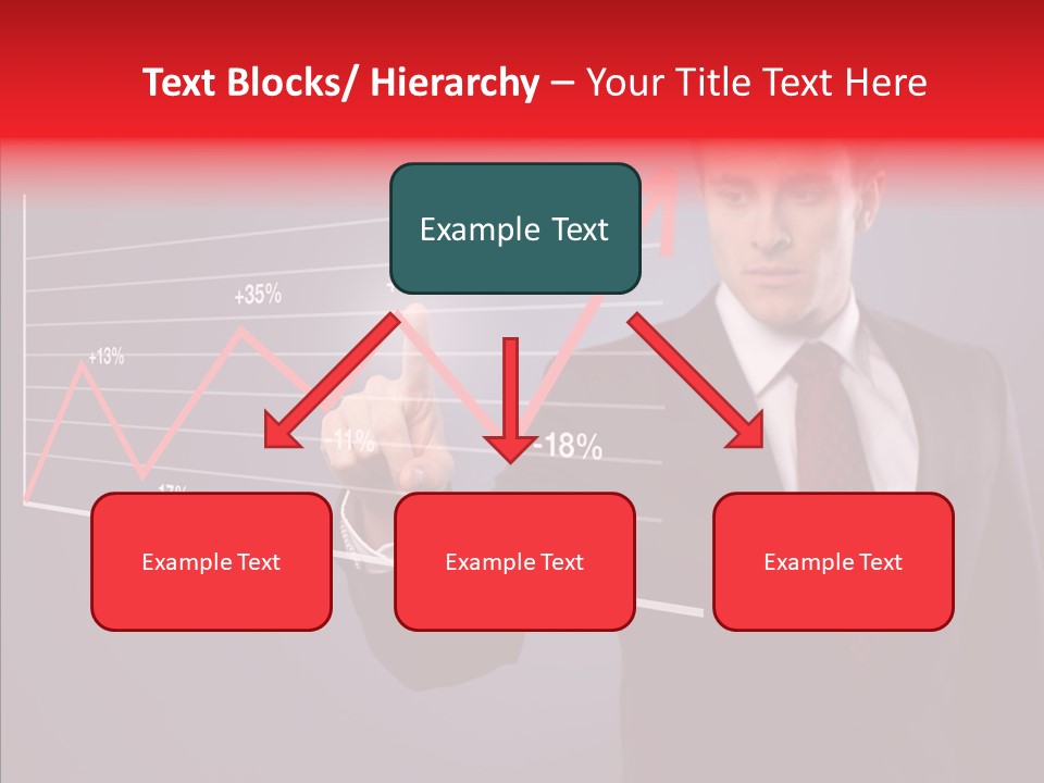 Crisis Businessman Profit PowerPoint Template