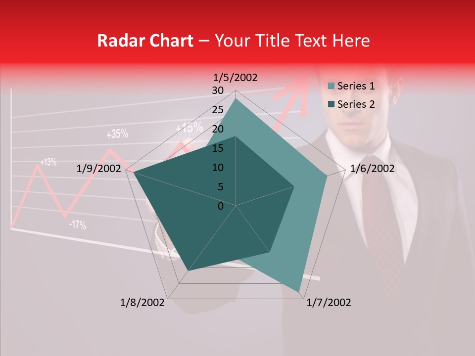 Crisis Businessman Profit PowerPoint Template
