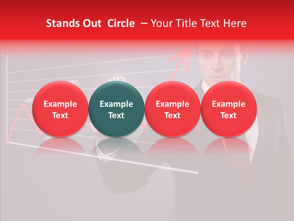 Crisis Businessman Profit PowerPoint Template