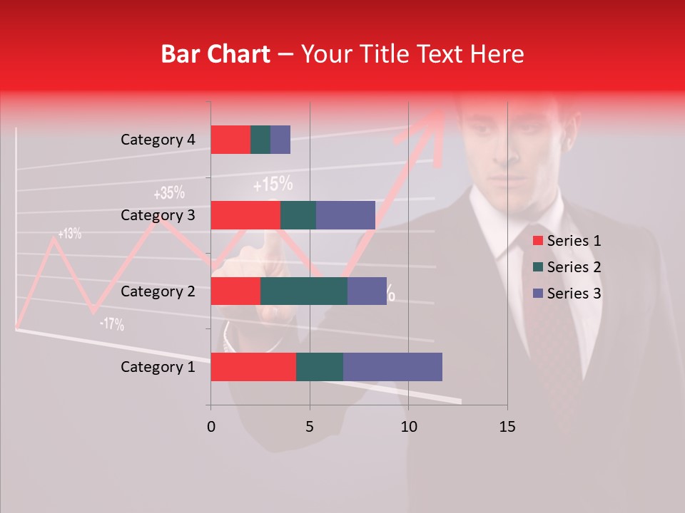 Crisis Businessman Profit PowerPoint Template