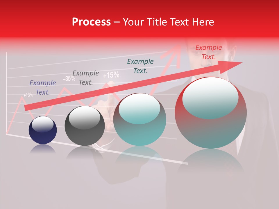 Crisis Businessman Profit PowerPoint Template