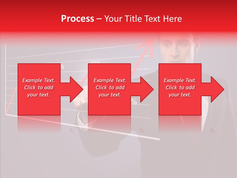 Crisis Businessman Profit PowerPoint Template