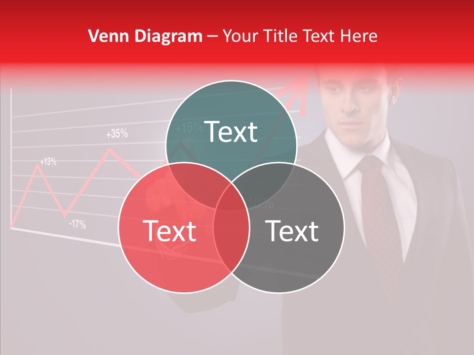 Crisis Businessman Profit PowerPoint Template