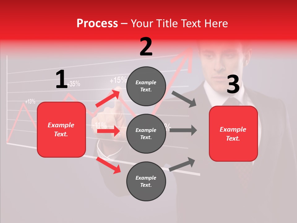 Crisis Businessman Profit PowerPoint Template