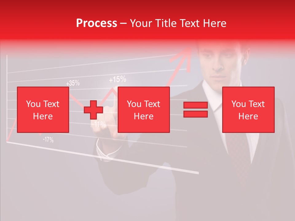 Crisis Businessman Profit PowerPoint Template