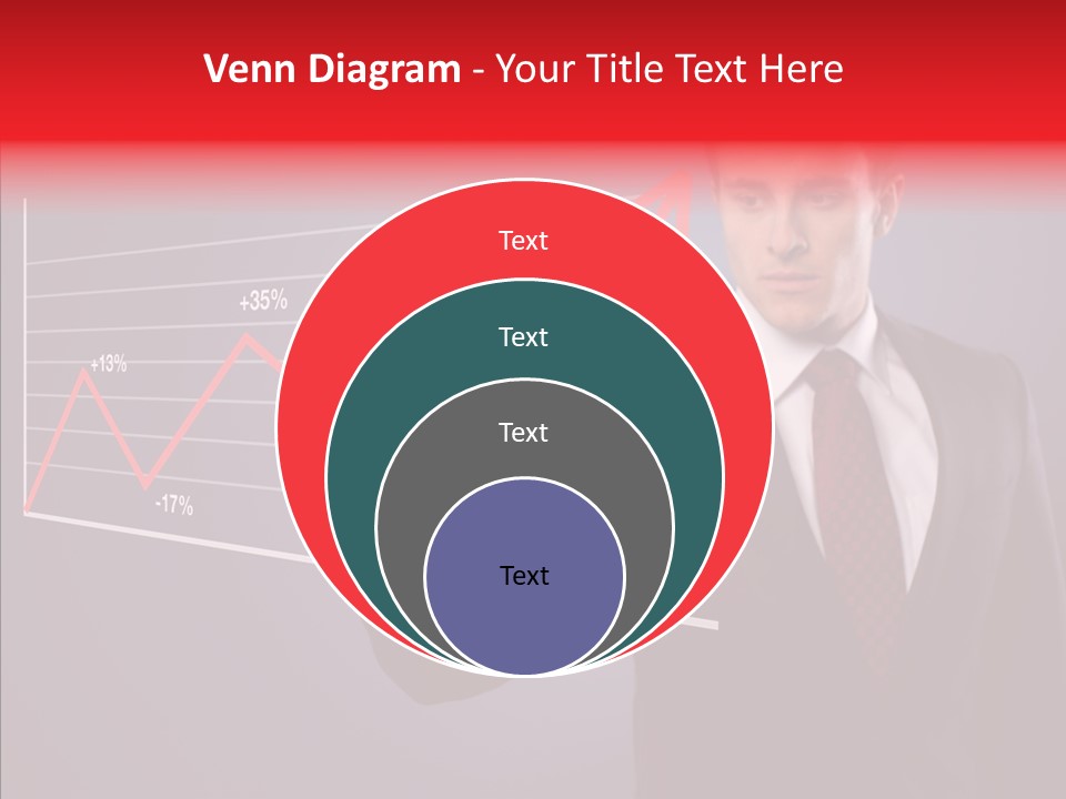 Crisis Businessman Profit PowerPoint Template
