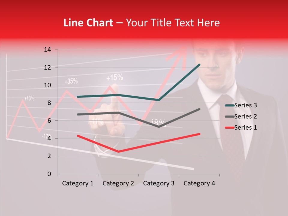 Crisis Businessman Profit PowerPoint Template