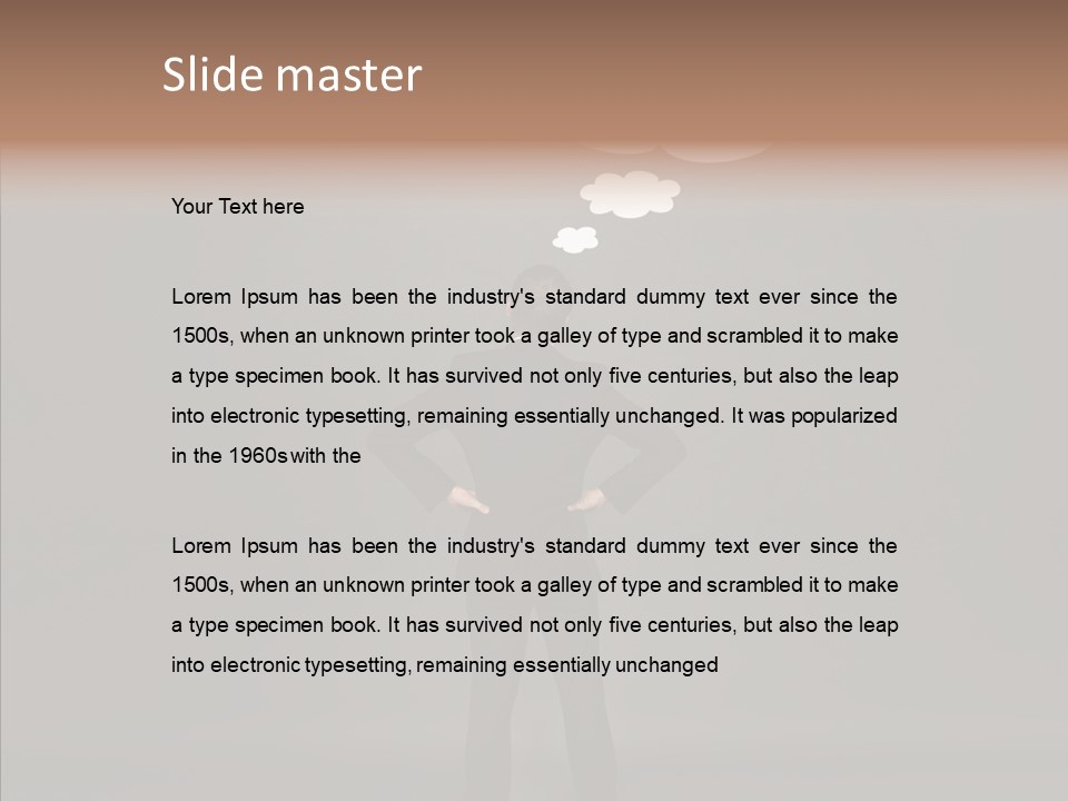 Beratung Coaching Erfolgreich PowerPoint Template