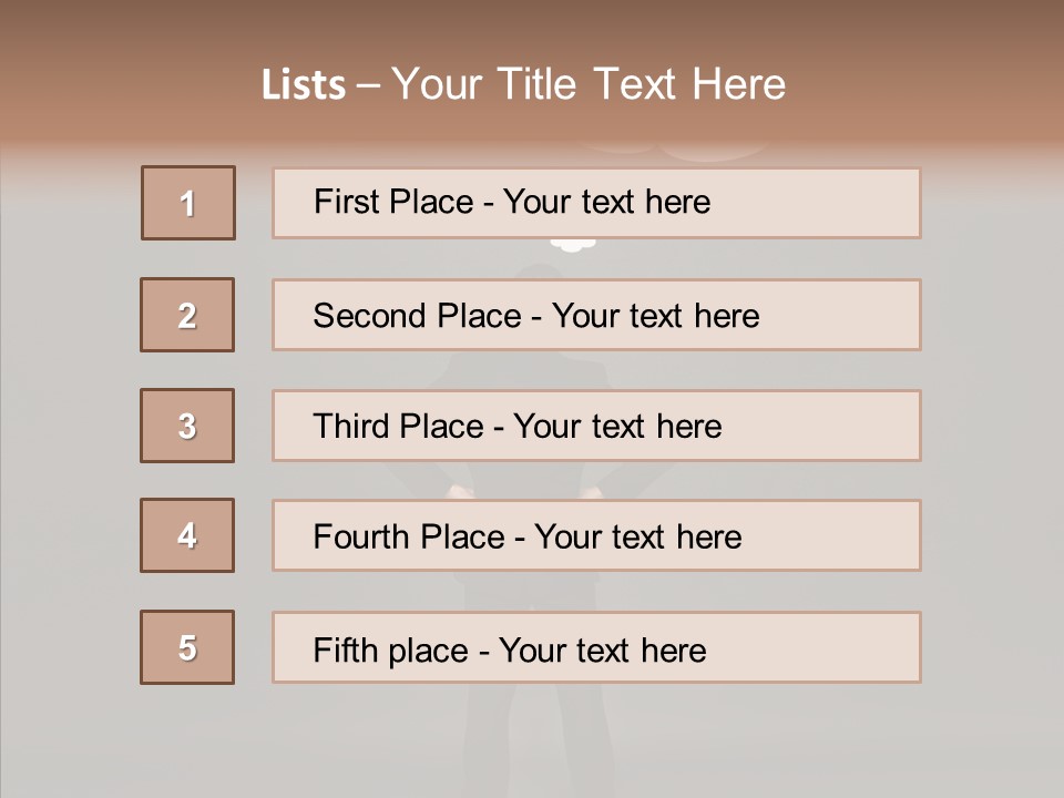 Beratung Coaching Erfolgreich PowerPoint Template