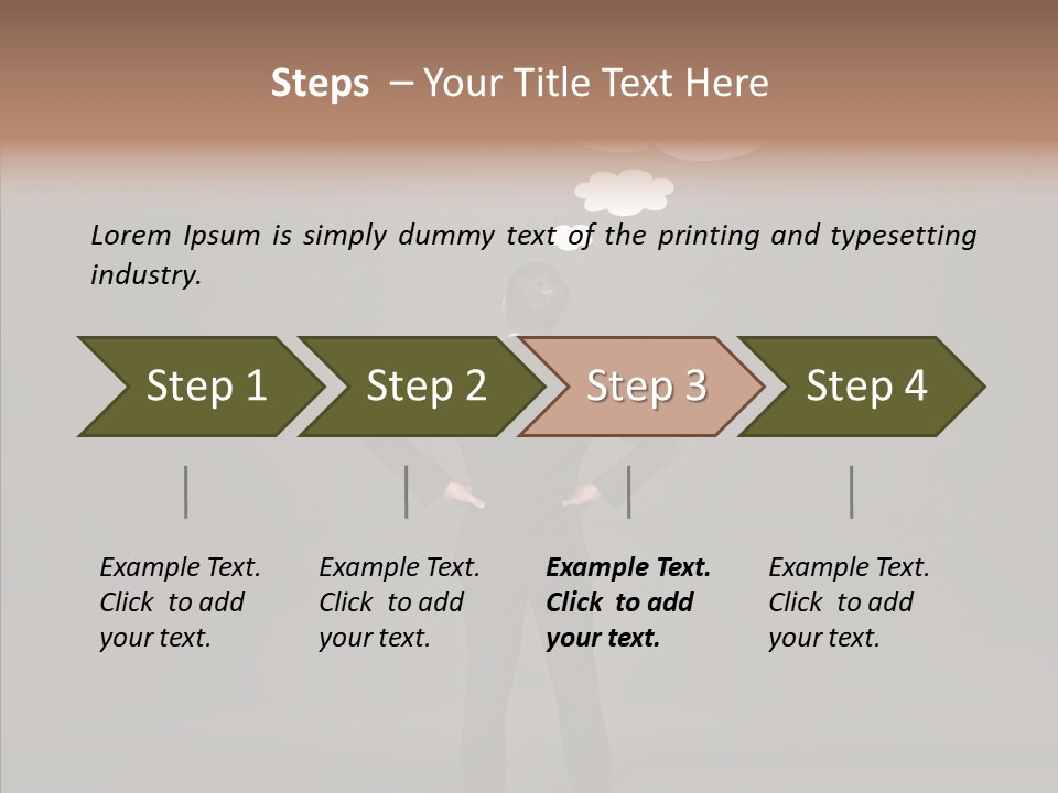 Beratung Coaching Erfolgreich PowerPoint Template